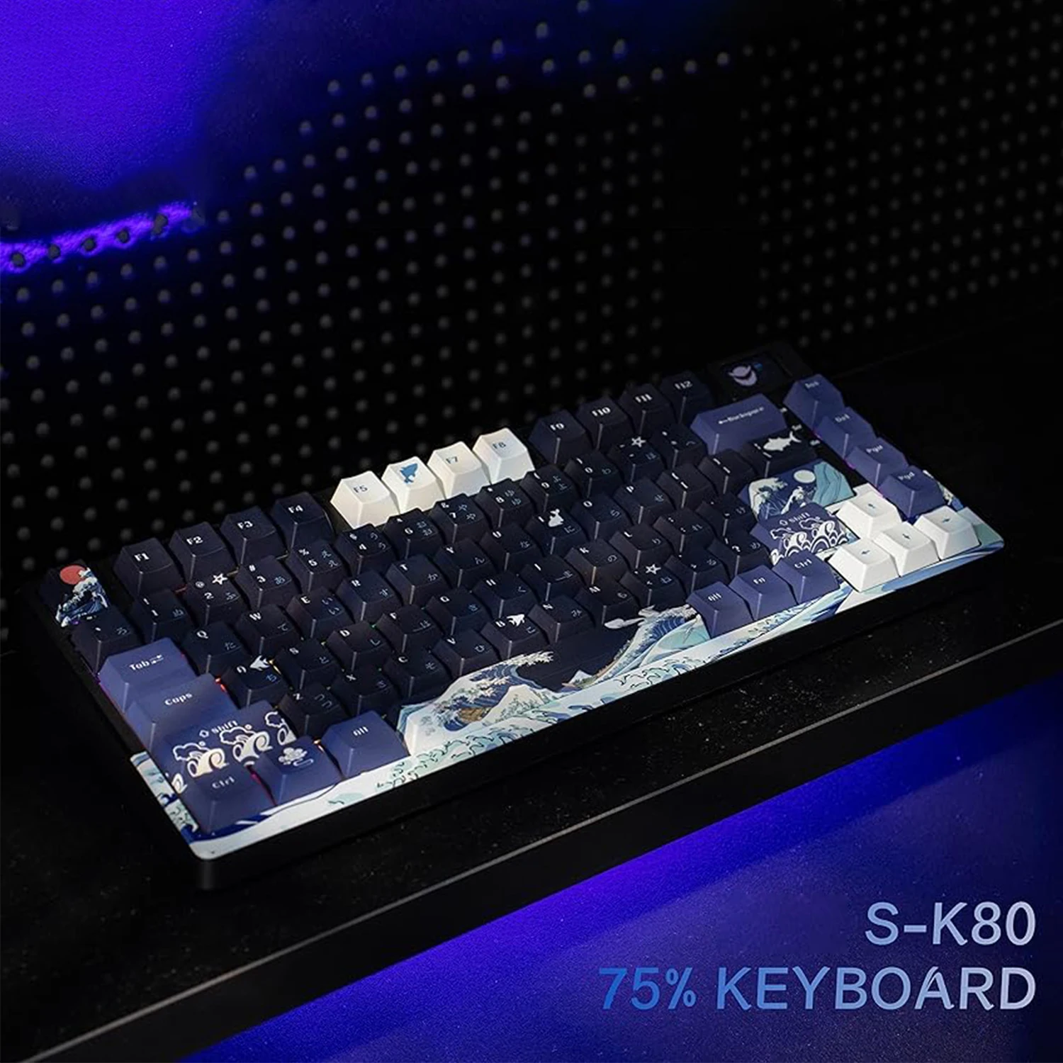 

Womier S-K80 Color OLED Display Keyboard Mechanical Gaming Keyboard 75% Hot Swap Gasket Mount RGB Custom Keyboard For Mac/Win