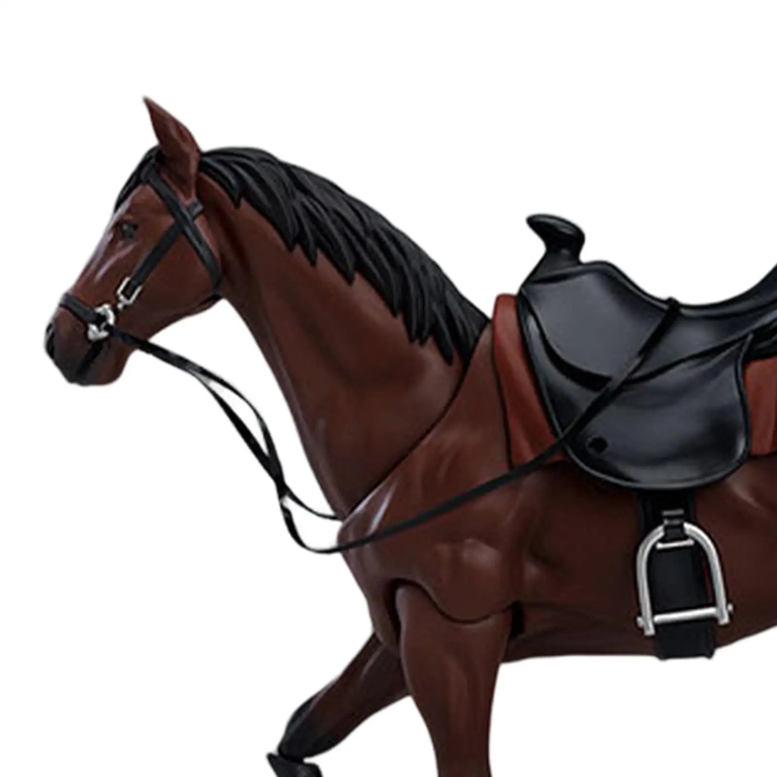 حجم صغير الحصان تمثال ألعاب الدمى الهدايا 1/12 مقياس الحصان نموذج لجسم مشاهد مصغرة ديكور طاولة الرمل تخطيط الديكور