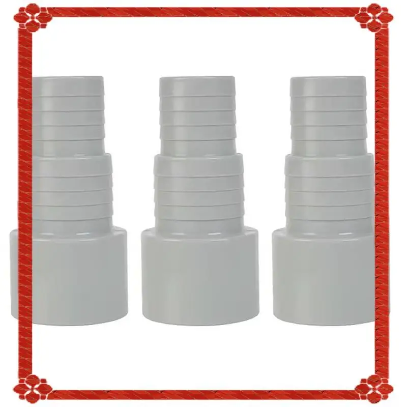 

24-Hour Delivery 3PCS Pool Pump Hose Adaptor Ø50mm Connector Hose Nozzle For Hoses Inner Ø32/Ø38mm Pool Equipment Parts Accessor