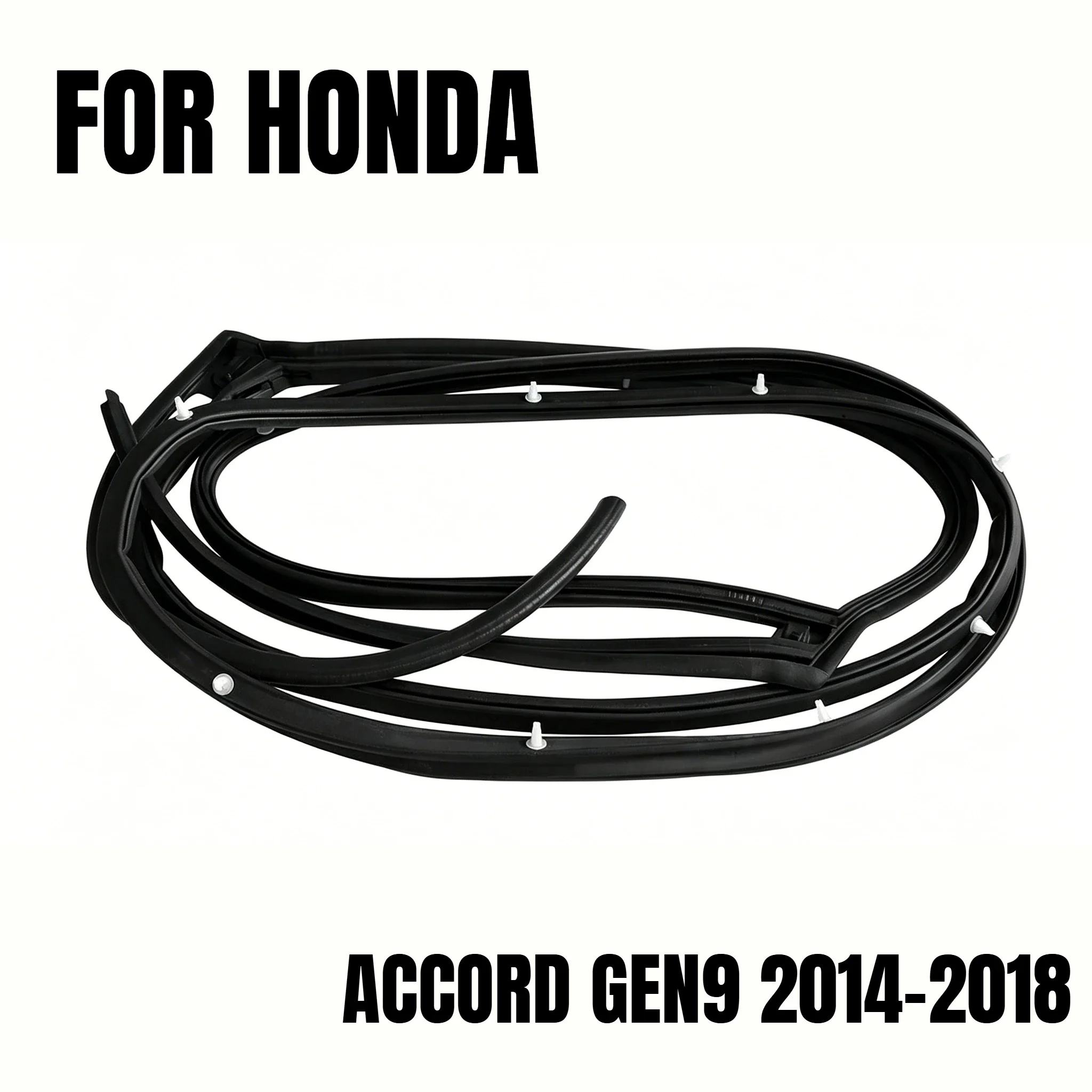 Car door sealant FOR HONDA ACCORD GEN9 2014 2015 2016 2017 2018 outer door rubber weatherstrip 72350-T2A-A01 72310-T2A-A01