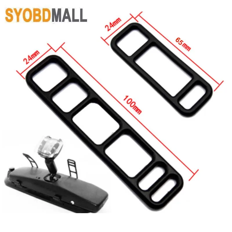 10pc 65/85/100mm Silicone Gel Strap for Car Bike Rearview Mirror Camera DVR Driving Recorder GPS Rubber Buckle Phone DV Fix Band