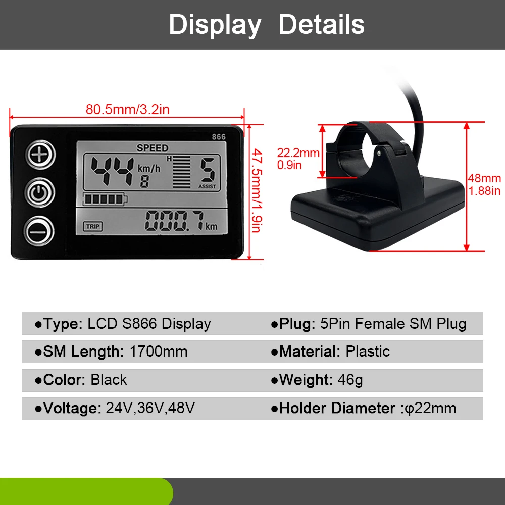 JN 36V/48V 15A 17A 22A 25A 30A 35A Ebike Controller Kit with Display Ebrake Throttle PAS Light Group for JN Electric Bike Parts