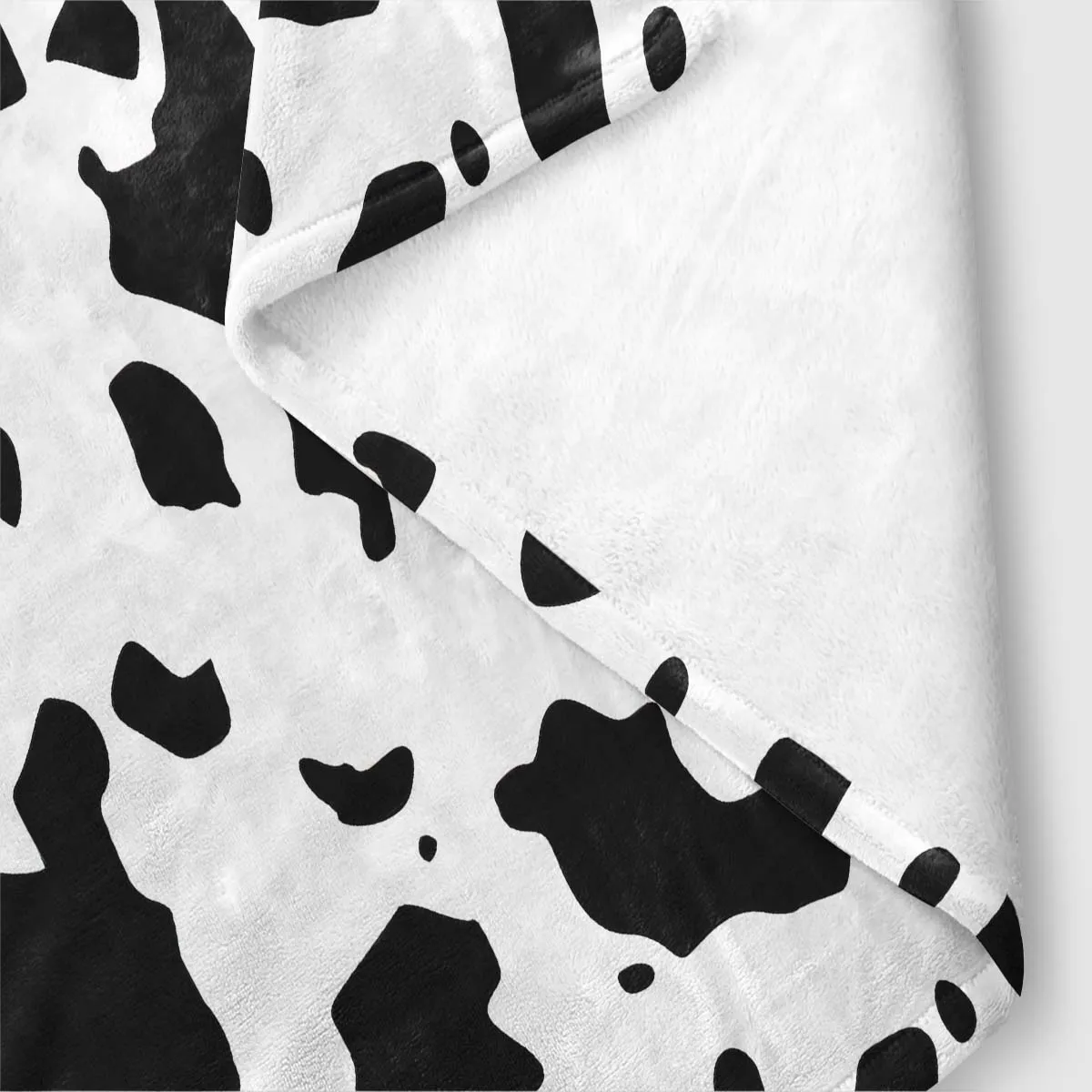 Cow pattern double-sided printing flannel blanket office nap blanket air conditioning blanket living room sofa set blanket