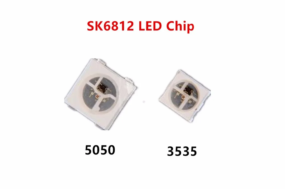 100~1000pcs ws2812 (4pins) 5050 3535 (sk6812) Individually Addressable Digital RGB Full Color LED Chip Pixels DC 5V