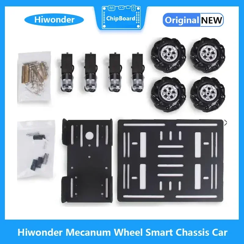 Hiwonder Kit de chasis inteligente para coche, rueda Mecanum