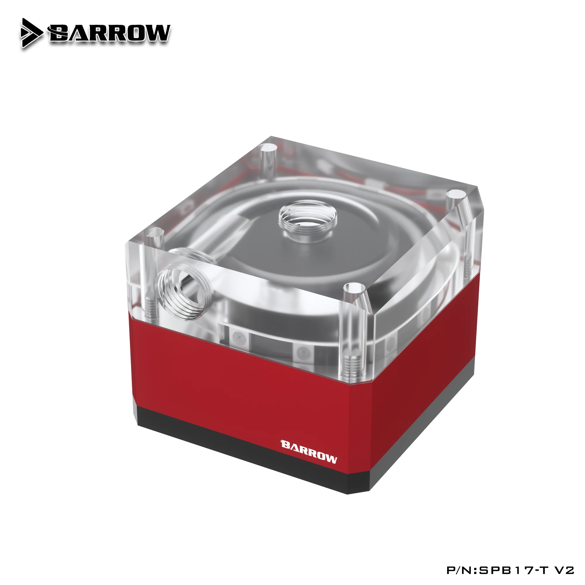 Imagem -02 - Barrow-pwm Velocidade Control Pump Grupo 17w Use para Faça Você Mesmo Fluid Distro Plate Water Cooling Aurora Spb17-t v2