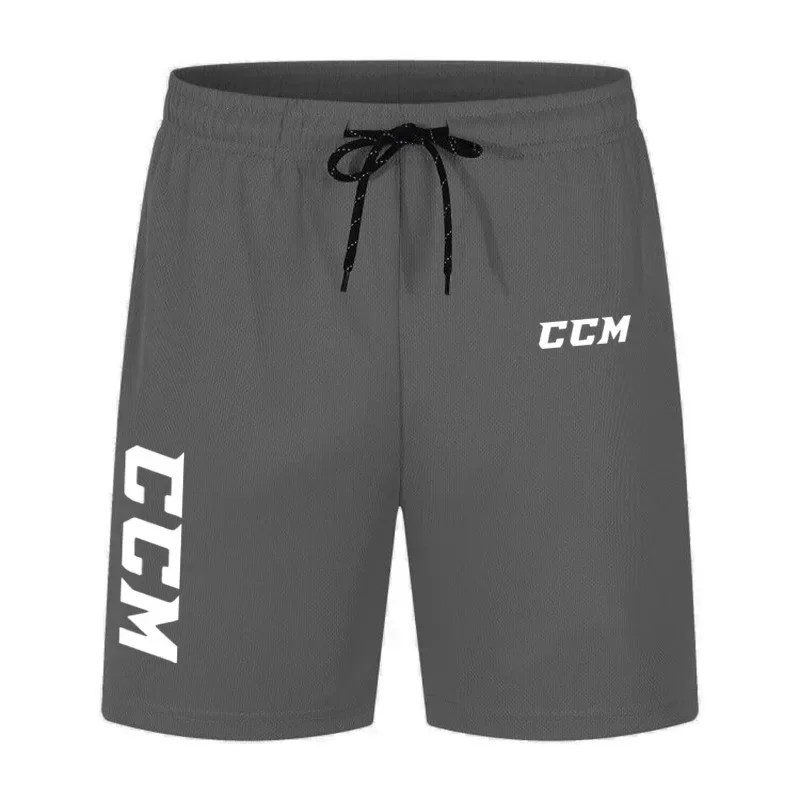 

CCM Summer New Jogger Shorts Men Casual Sweathshorts Gyms Workout Male Breathable Mesh Quick Dry Sport Shorts