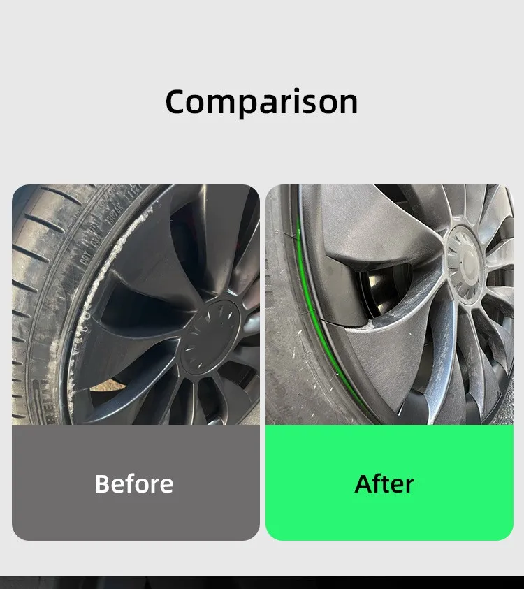 Pelindung Pelek Roda Tersegmentasi 21-Inci Set Lengkap 24 PCS untuk Kendaraan Model Y Performance Anti-gores Roda 21 Inci