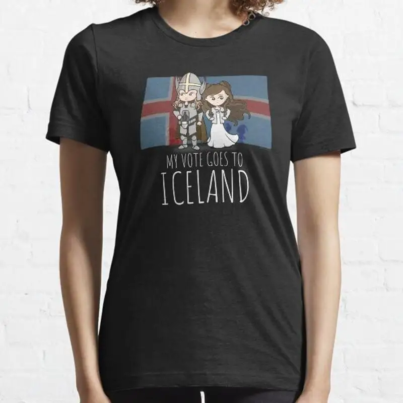 Lars Amp Sigrit I Vote For Iceland Essential T Shirt