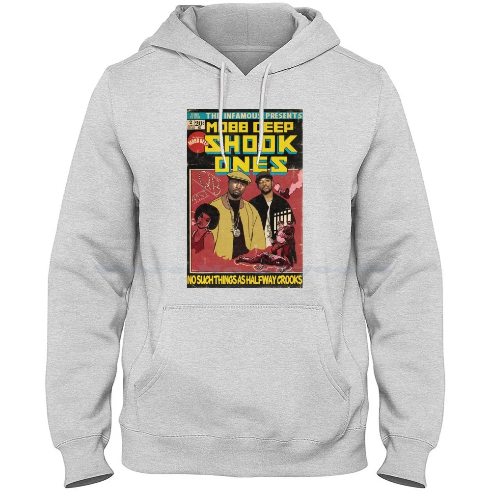 Mobb Deep-Shook Ones Comic Book Parody 100% Pure Cotton Hoodie Tshirt Mobb Deep Shook Ones Comic Book Parodyrap Prodigy Nas New