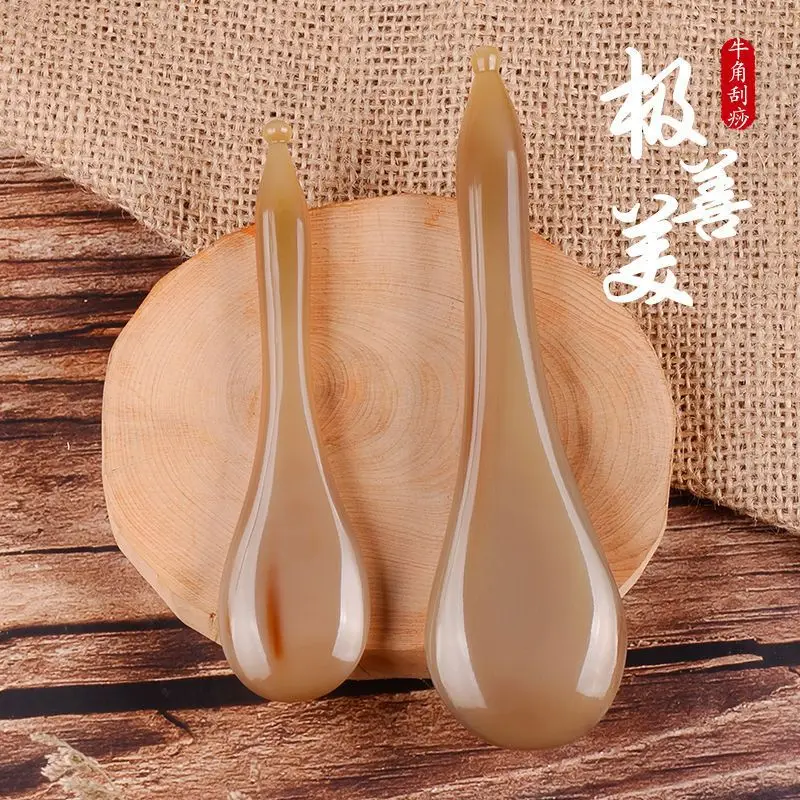 

Authentic White Buffalo Horn Muscle-Poking Stick Female Beauty Bar Facial Universal Whitening Manual Acupuncture Pen Fade Eye Ba