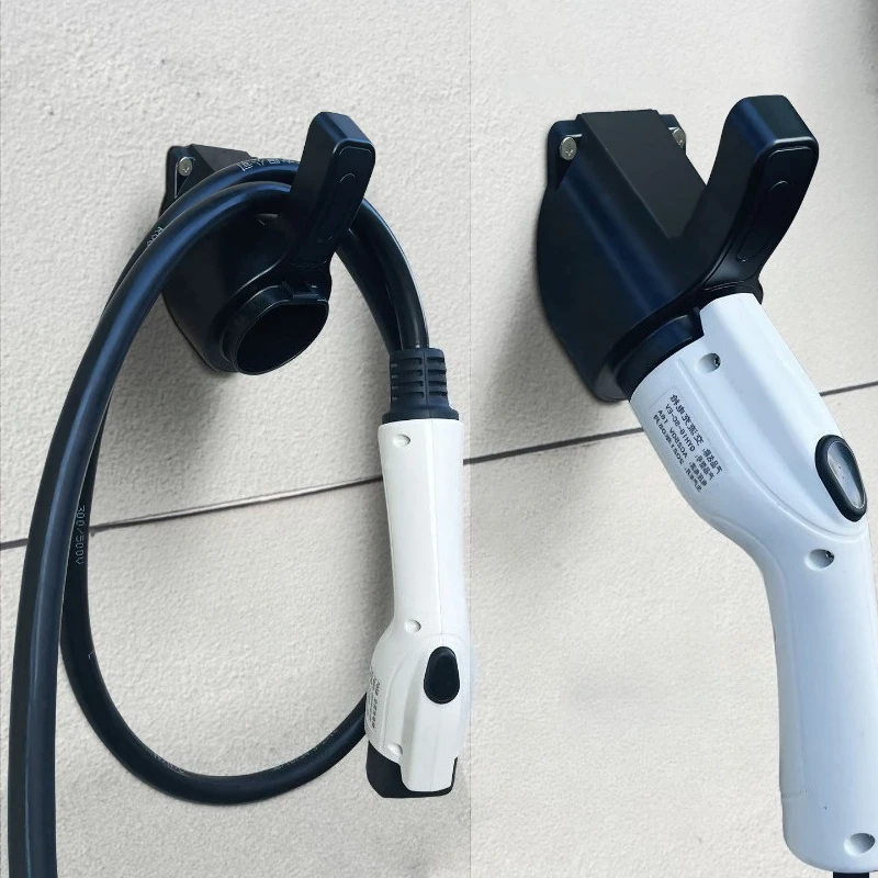 Type1/Type2CableSocketChargingCableHolderEVChargerHolderWallMountChargingCableOrganizerCarChargerHolder-AliExpress34