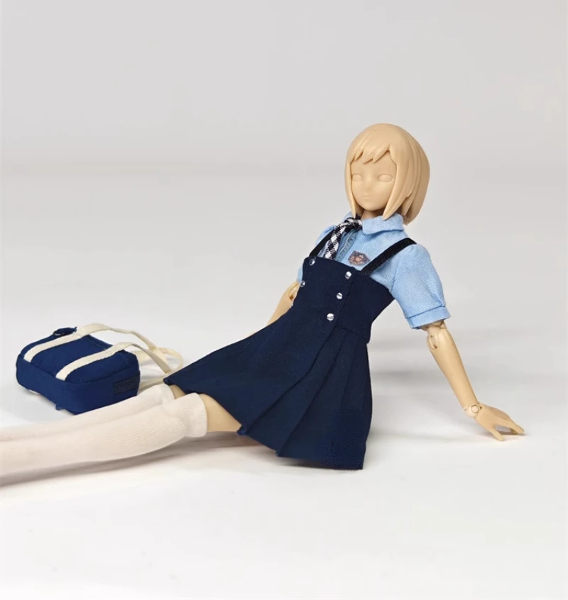 

1/12 Scale Soldier School Uniform JK Skirt Set B Model for 6''Gynoid