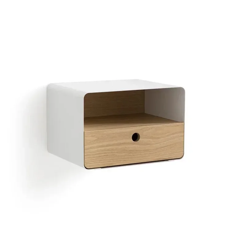 

Bedroom Storage Auxiliary Table Cabinet Nordic Bedside Floating Nightstand End Closets White Dresser Nachttisch Night Stand
