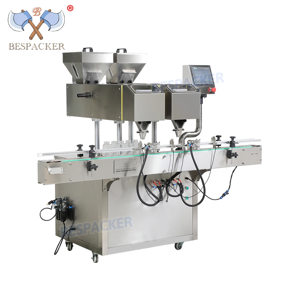Bespacker XKYL-16 16-lane High Efficiency Automatic Candy Tablets Capsule Counting Machine