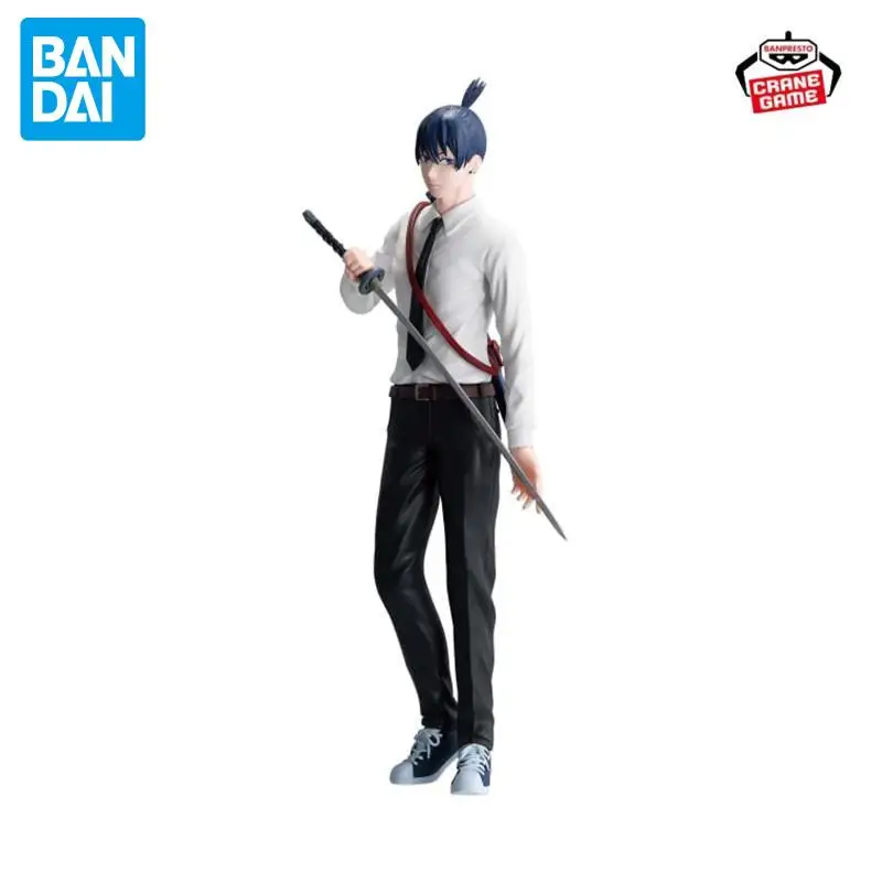 

In Stock Bandai Banpresto Chainsaw Man Hayakawa Aki New and Unopened 22Cm Anime Figurine Genuine Collections Model Toy Gift