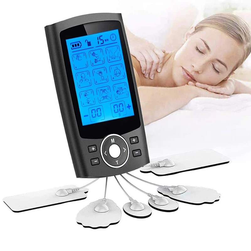 

Digital EMS Muscle Stimulator TENS Unit with Pulse Acupuncture for Body Back Neck Pain Relief Electronic Massager