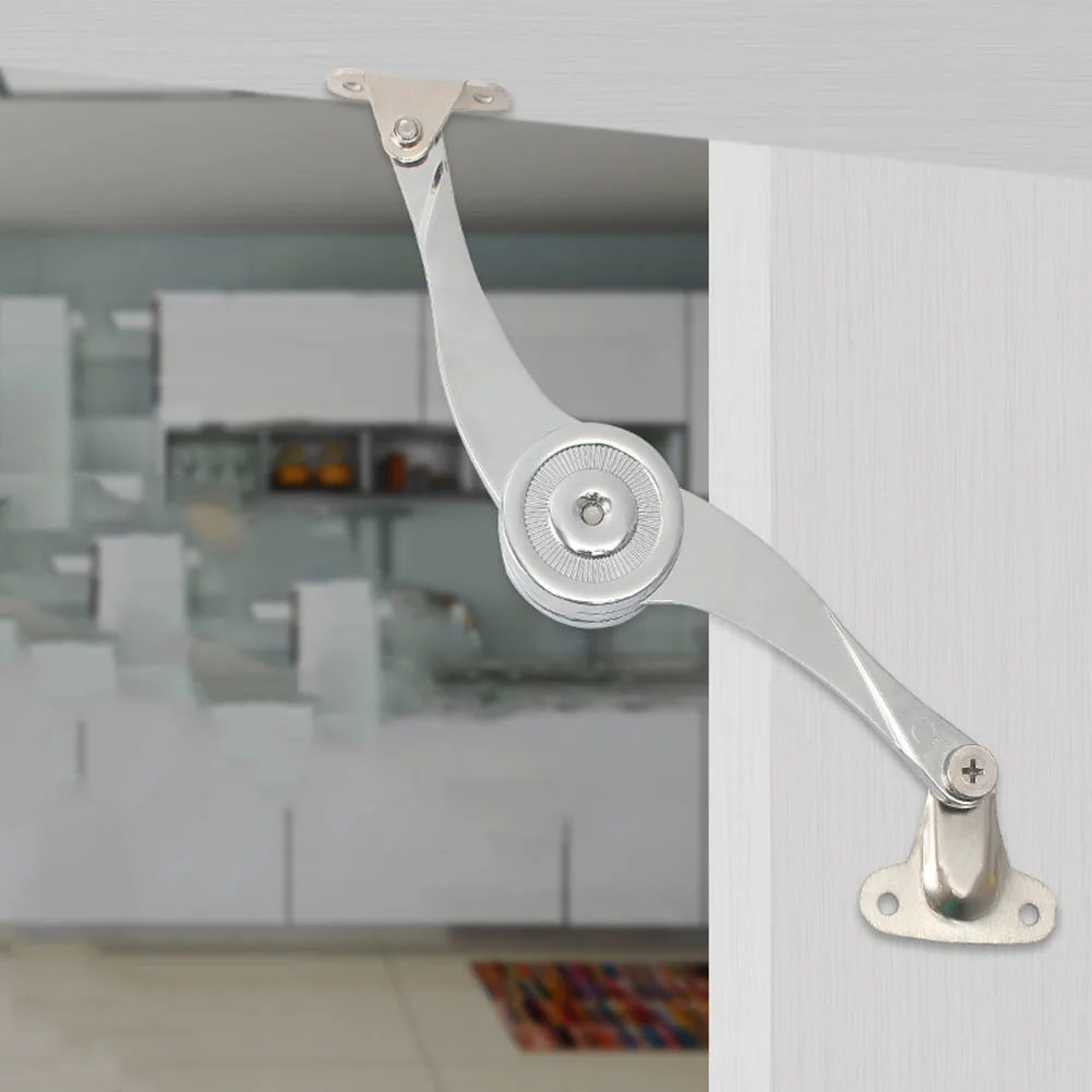 Cabinet Hinges Support Rod Home Furniture Tool Hydraulic Multi-angle Random Stop Silver Support Rod Adjustable