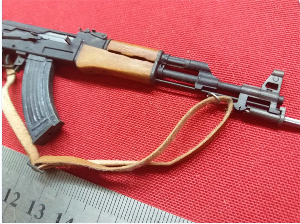 For Sale 1/6 WWII Series Force Army Weapon AK Assault Mini Toys Model Can't Be Fired For Scene Component Gift