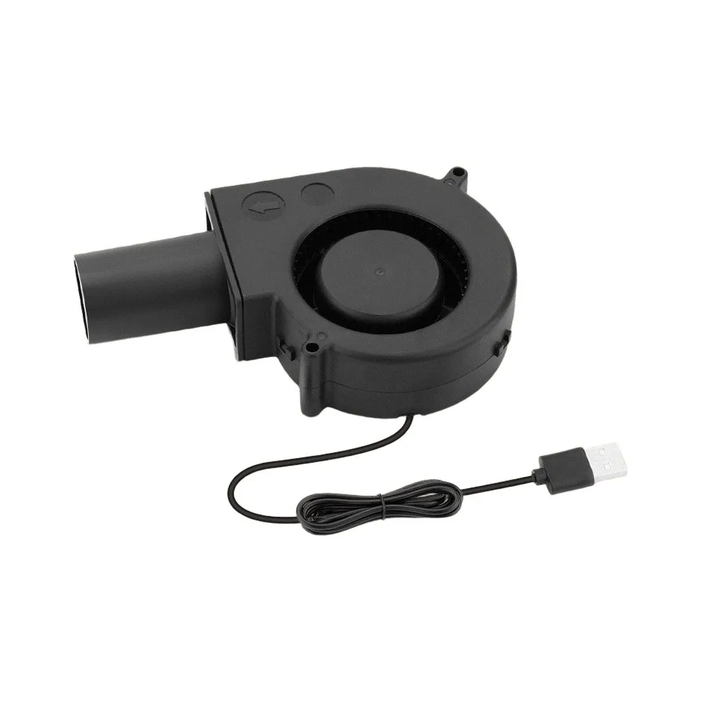 5V USB Powered Blower With Single-Speed For Barbecues And Camping Silent Blower Cooling Fan Brushless Motor Case Fan Blower