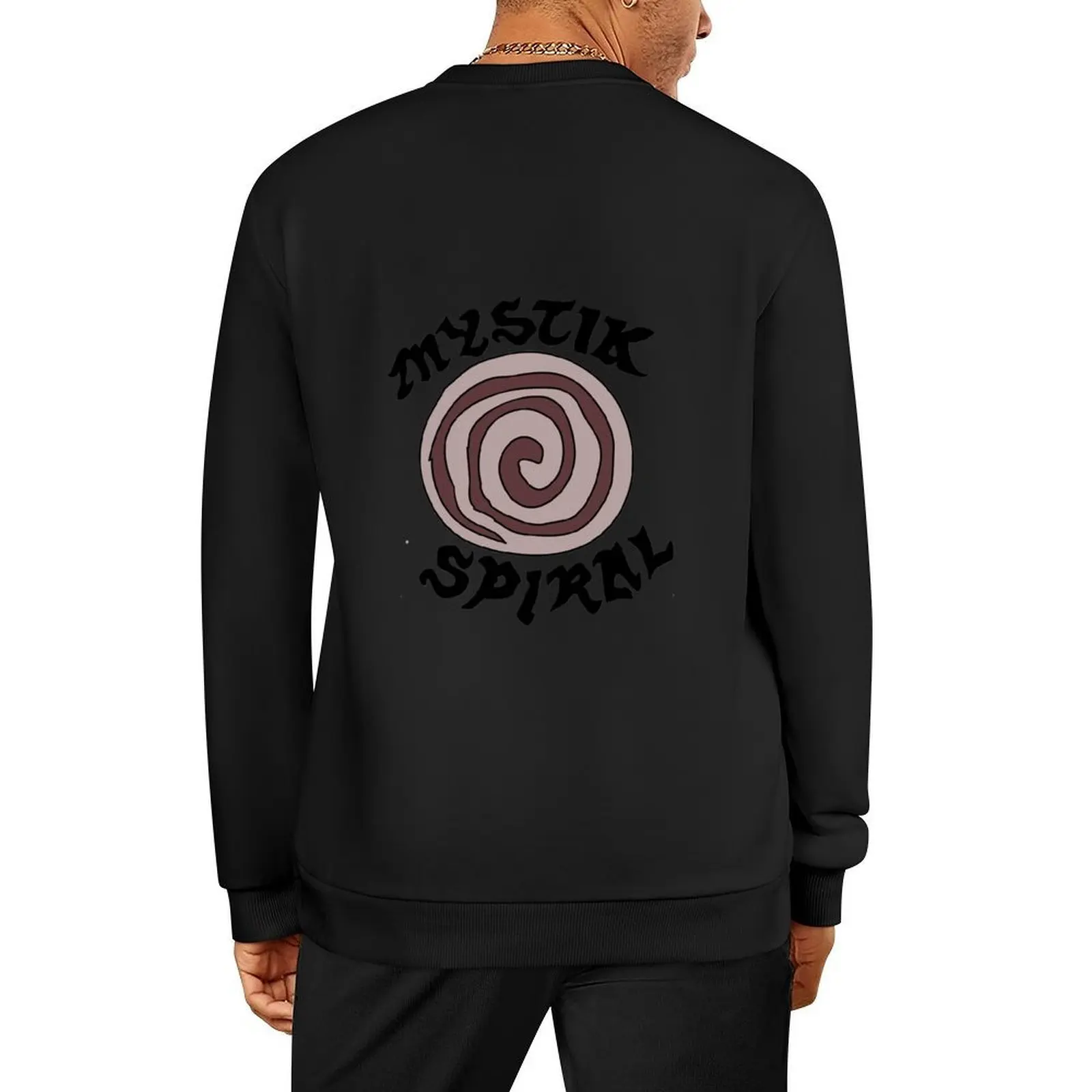 

The Spiral Pullover korean clothes mens clothing anime clothes men's sweat-shirt set sweatshirts men
