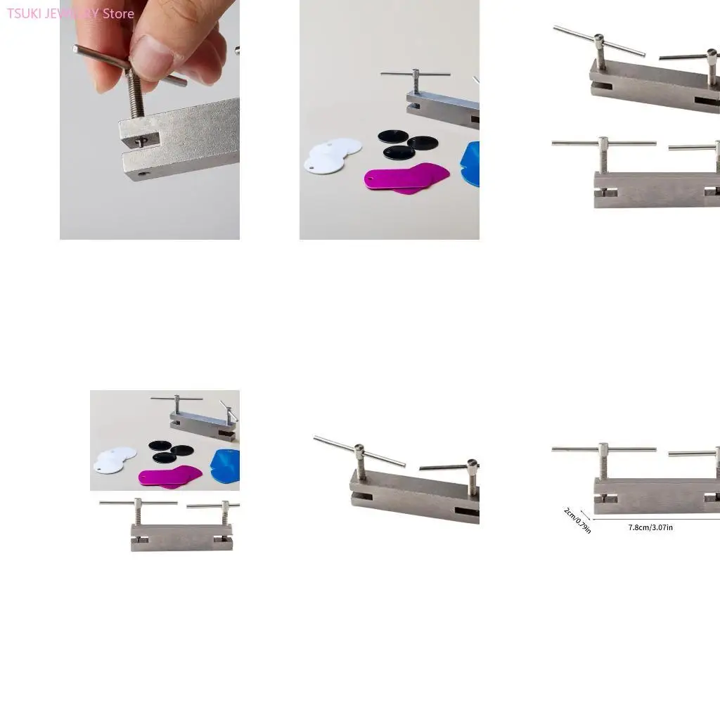 62KE Handheld Hole Puncher Metal Sheet Puncher for Jewelry Making and Craft Projects