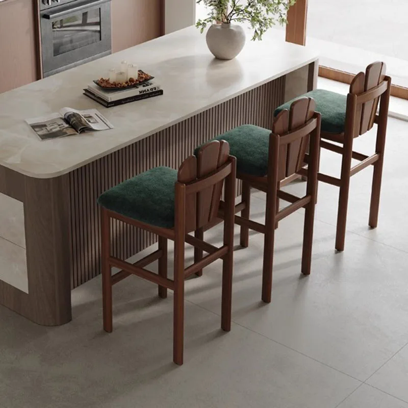 

Wood With Back Bar Chairs Modern Relaxing Gaming Restaurant Kitchen Bar Chairs High Counter Chaise De Bar Garden Furniture Sets