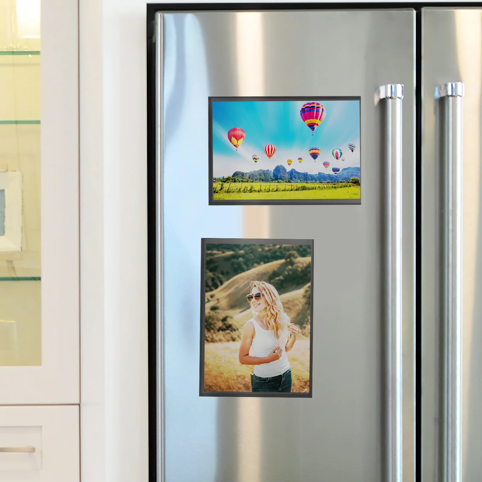 

12Pcs Magnetic Photo Frame Fridge Magnets 4x6 Size Transparent Case and Practical for Home Decor Magnetic Picture Frame