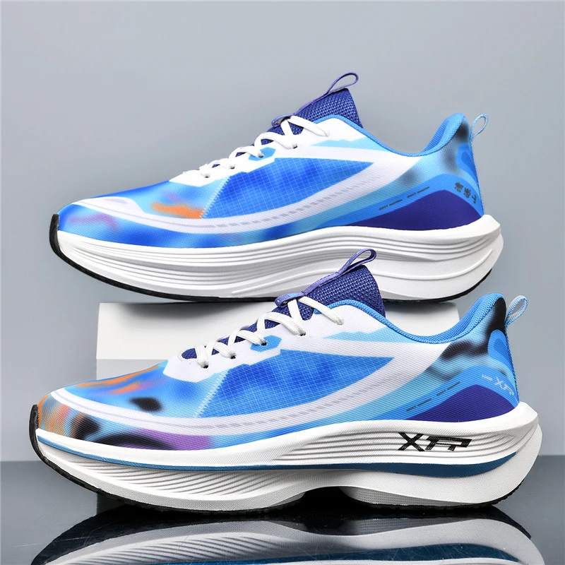 

Спортивная обувь унисекс, дышащая сетка, противоскользящая мягкая подошва, тренировочная теннисная обувь для бега на шнуровке, уличные кроссовки для мужчин и женщин