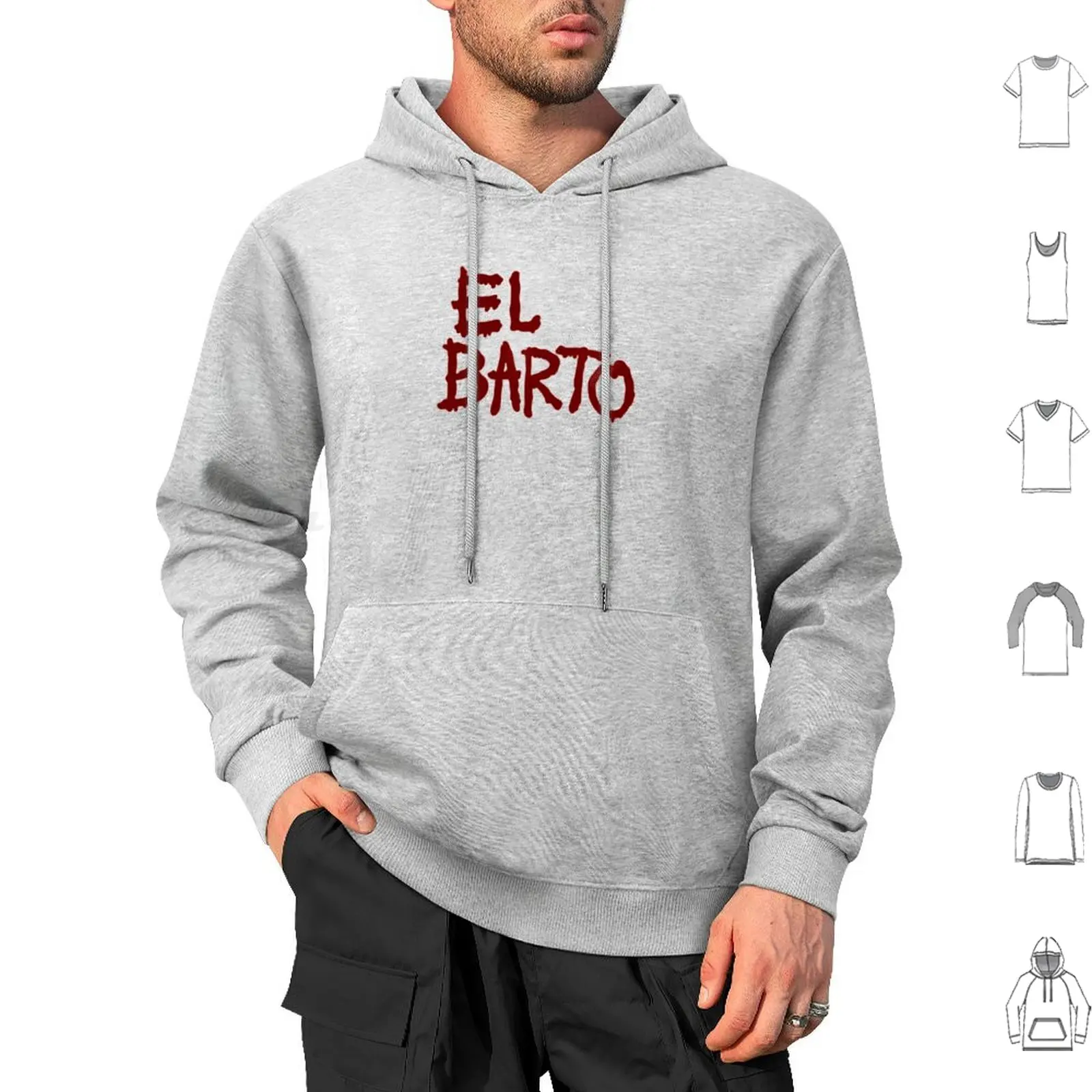 El Barto Graffiti The Themed @heckinfarout Hoodie cotton Long Sleeve Fan Art Fanart Aesthetic Hydro Cool Artists