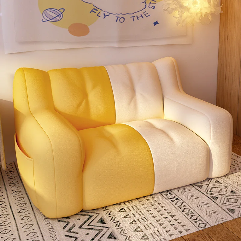 Lazy sofa reclining and sleeping single bean bag small apartment children's small sofa bedroom tatami recliner living room