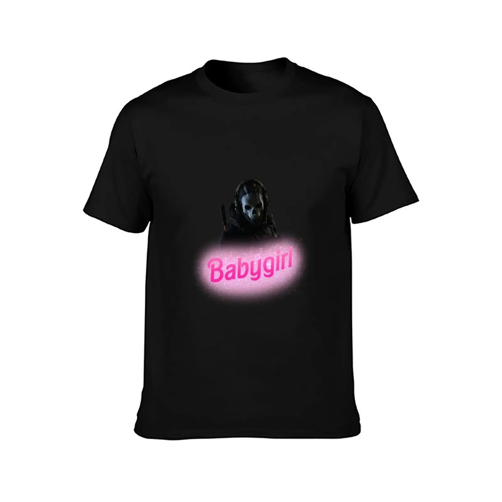Simon Ghost Riley Babygirl T-Shirt Everyday Wear Basic Short Sleeve Top