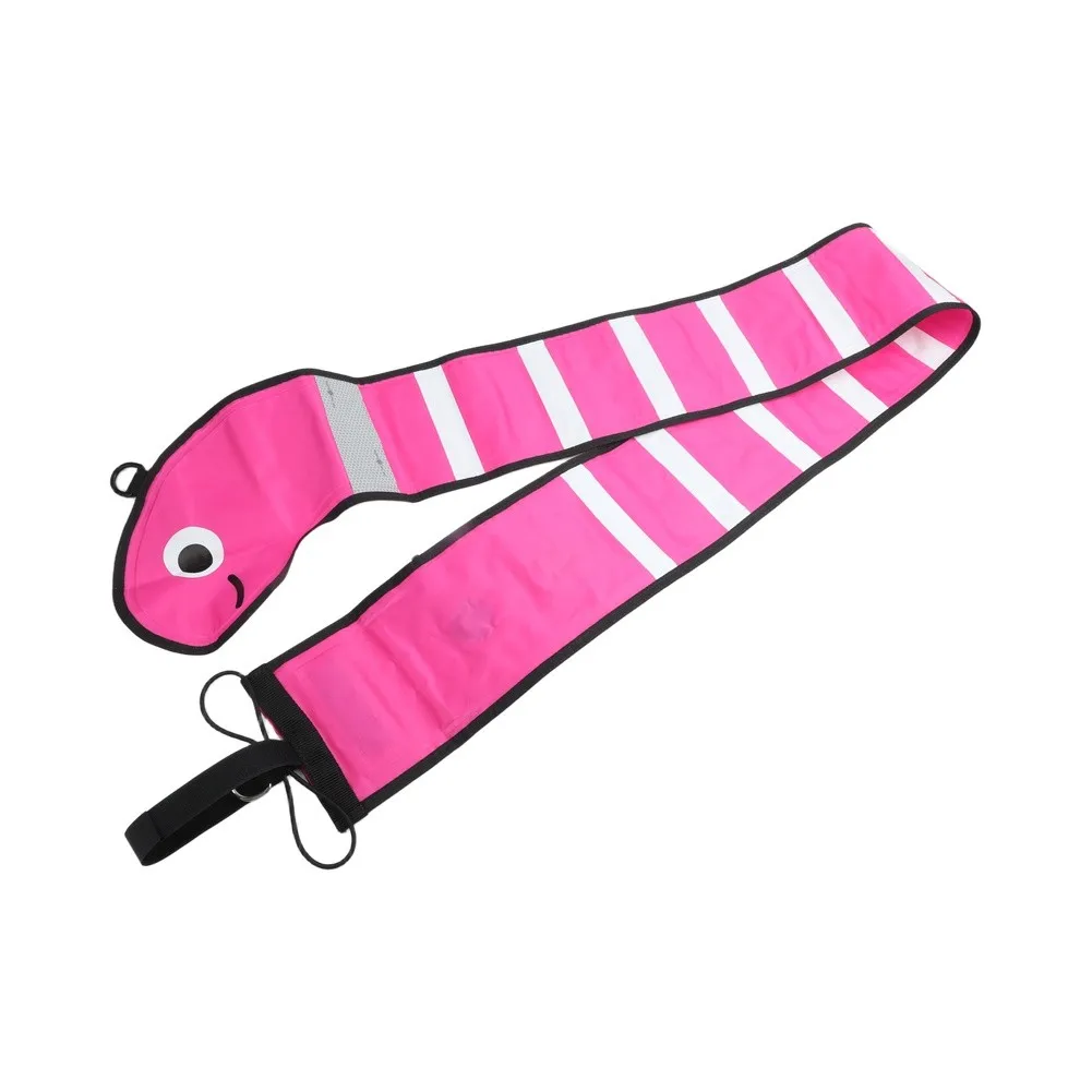 Nylon and Rubber Scuba Diving for smb 180x15cm Sea Eel Design with Reflective Strip for Diver Signal and Marker Buoy Use