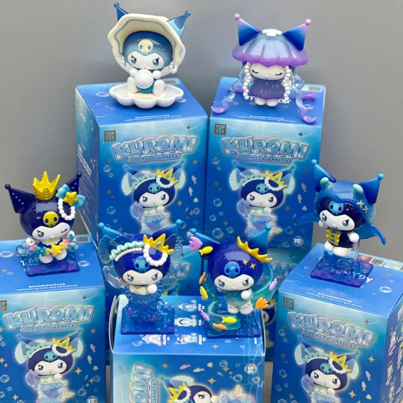 

Toptoy Kuromi Blind Box Deep Sea Secret Series Trendy Figurine Cute Doll Desktop Decor Ornament Gift For Adult Collectors