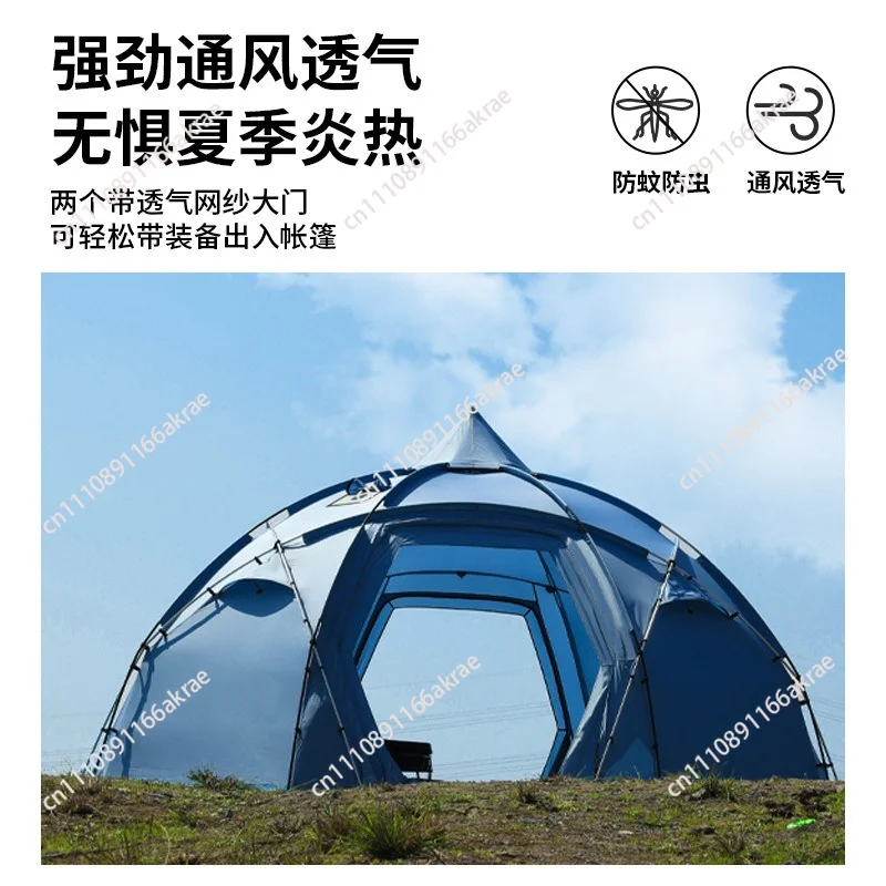 for Unicorn ball tent Portable outdoor camping Large space Thickened rainproof and moisture-proof outdoor camping ball tent