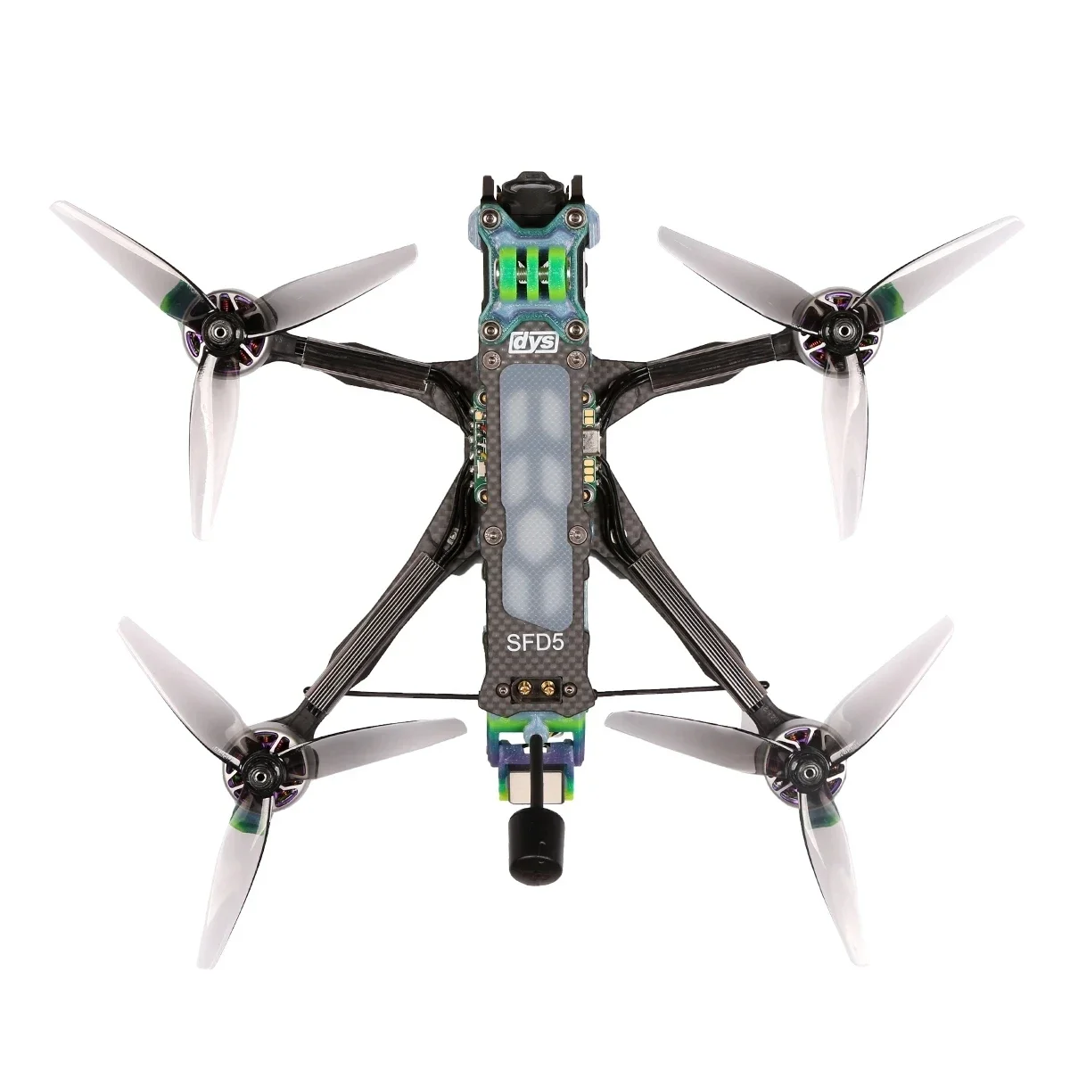 DYS SFD5 Deadcat ประเภท 5 นิ้ว Freestyle FPV Drone 6S HD O3 คาร์บอนไฟเบอร์ FPV Racing Drone