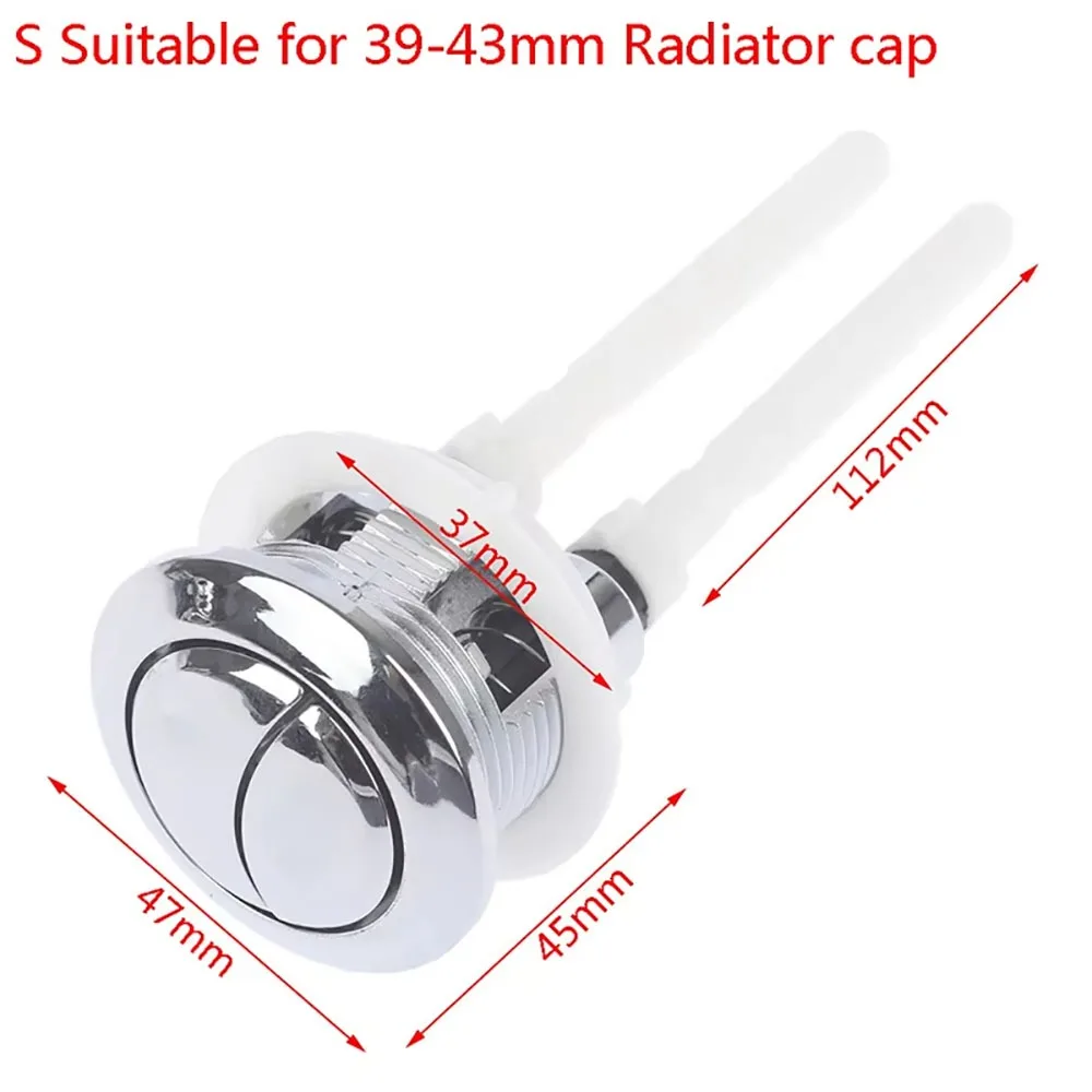 

1Pcs 47/57/70mm Toilet Tank Button Plastic Round/Square Shape Toilet Push Buttons Valve Rods Dual Flush Button