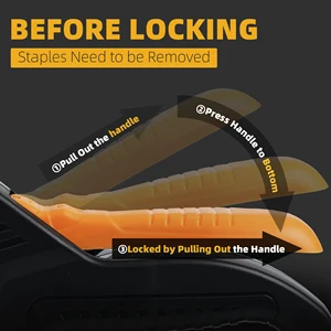 مسدس Tullesa Staple خفيف الوزن للمفروشات الخشبية ، مسدس أساسي مع 1200 قطعة من الدبابيس ، مسدس دباسة النسيج للحرف اليدوية ، زخرفة DIY أفضل 11 مسدس مسمار خشبي مبيعا - رقم 11