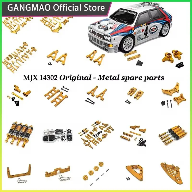 MJX 14303 14301 14302 1/14 RC 4WD Remote Control Car Metal Upgrade Parts Fragile Set of  Rc Cars for Adults Car Accessories