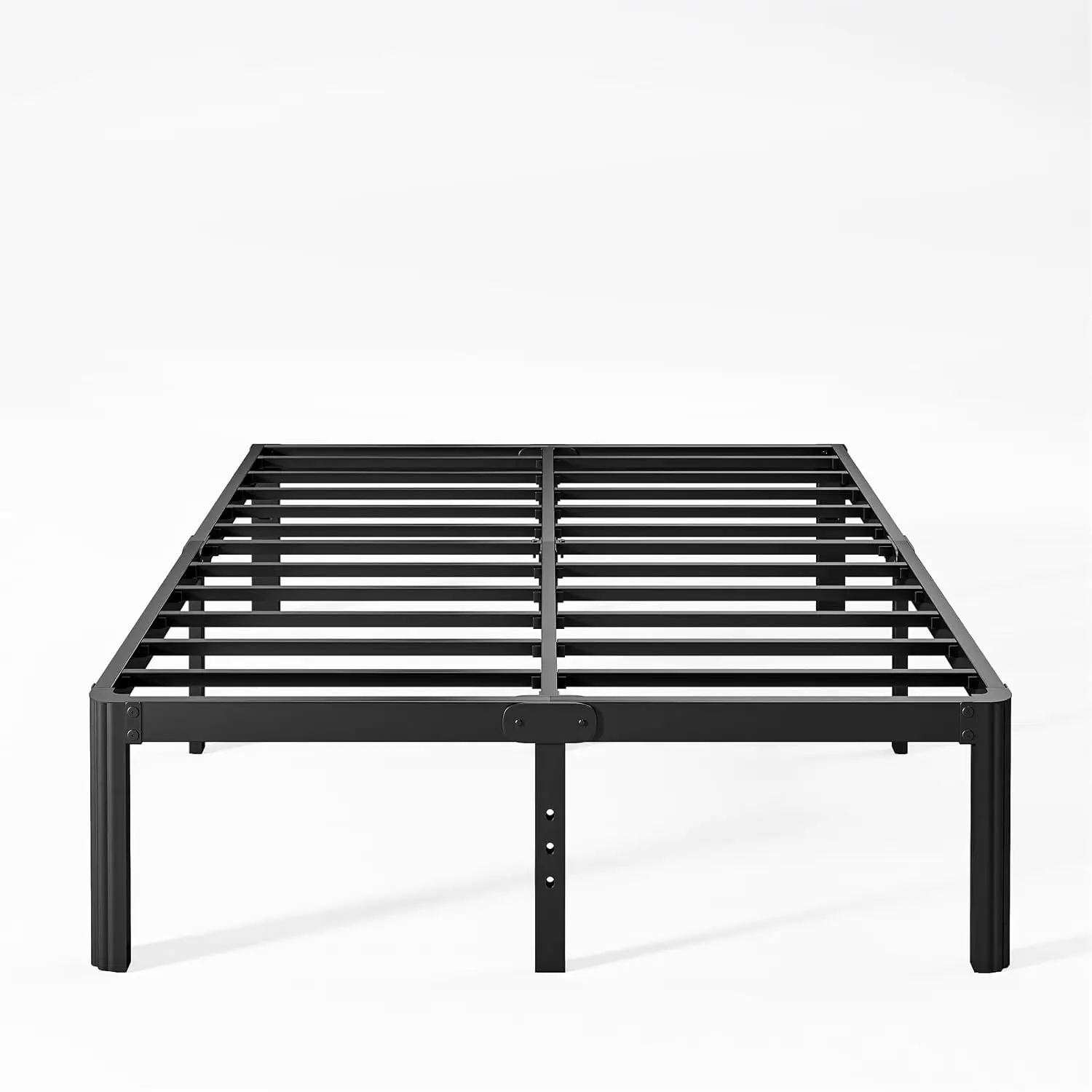 

14 H High Queen Bed Frame No Box Spring Needed, Platform Bed Frame Queen Size Metal With Round Edge, Easy Assembly, Heavy Duty,