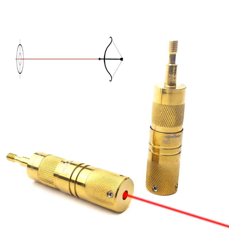 Herramienta de observación de tiro con arco y flecha recargable, mira láser verde para ballesta