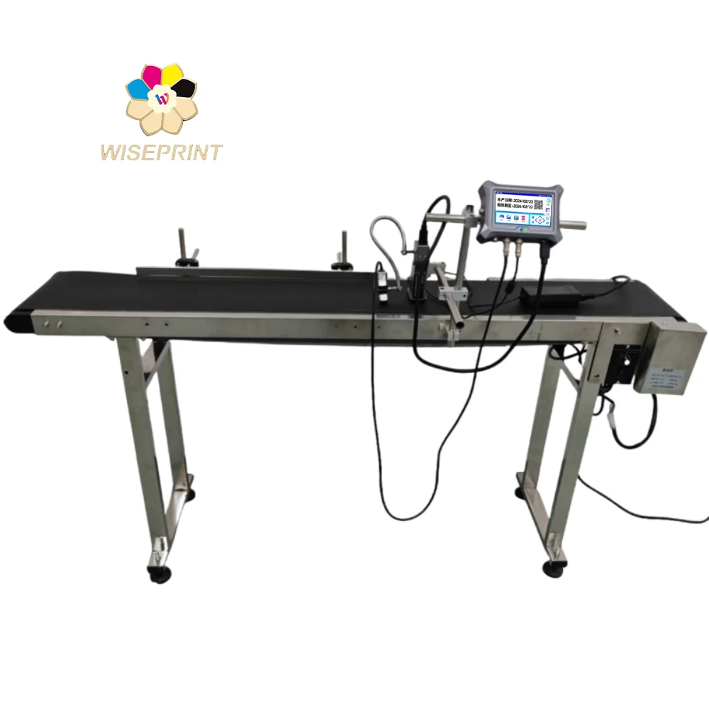 

Wiseprint CM-WP09 TIJ Струйный принтер 4,3-дюймовый дисплей с сенсорным экраном Интернет-кодировальная машина для гибких материалов Разрешение 600 точек на дюйм