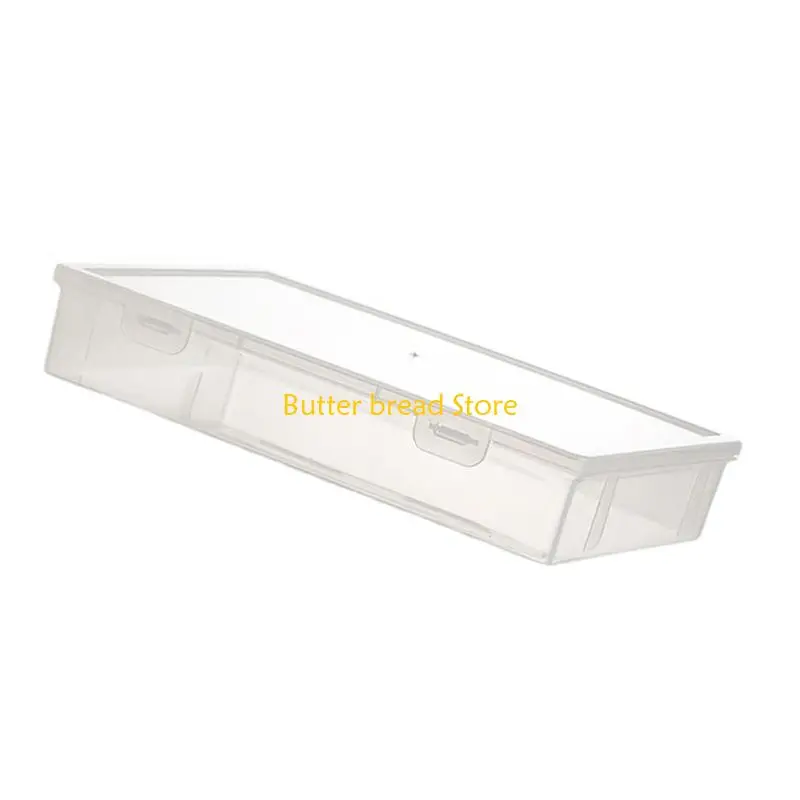 W89C Stackable Document Case Water Resistant File Organiser Clear Storage Box for Files Notebook Documents Certificates