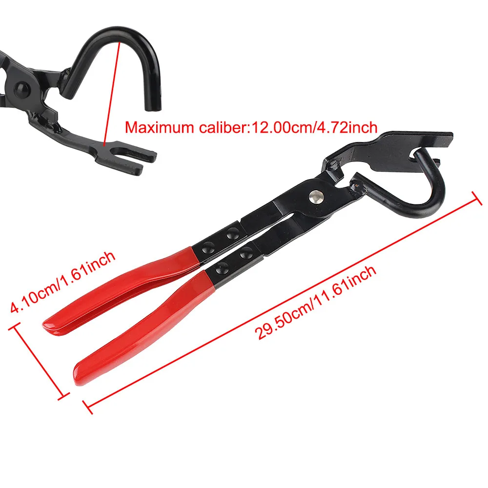 Exhaust Hanger Removal Puller Exhaust Pipe Gasket Removal Plier Car Exhaust Rubber Pad Pliers Anti-Slip Handle Tools