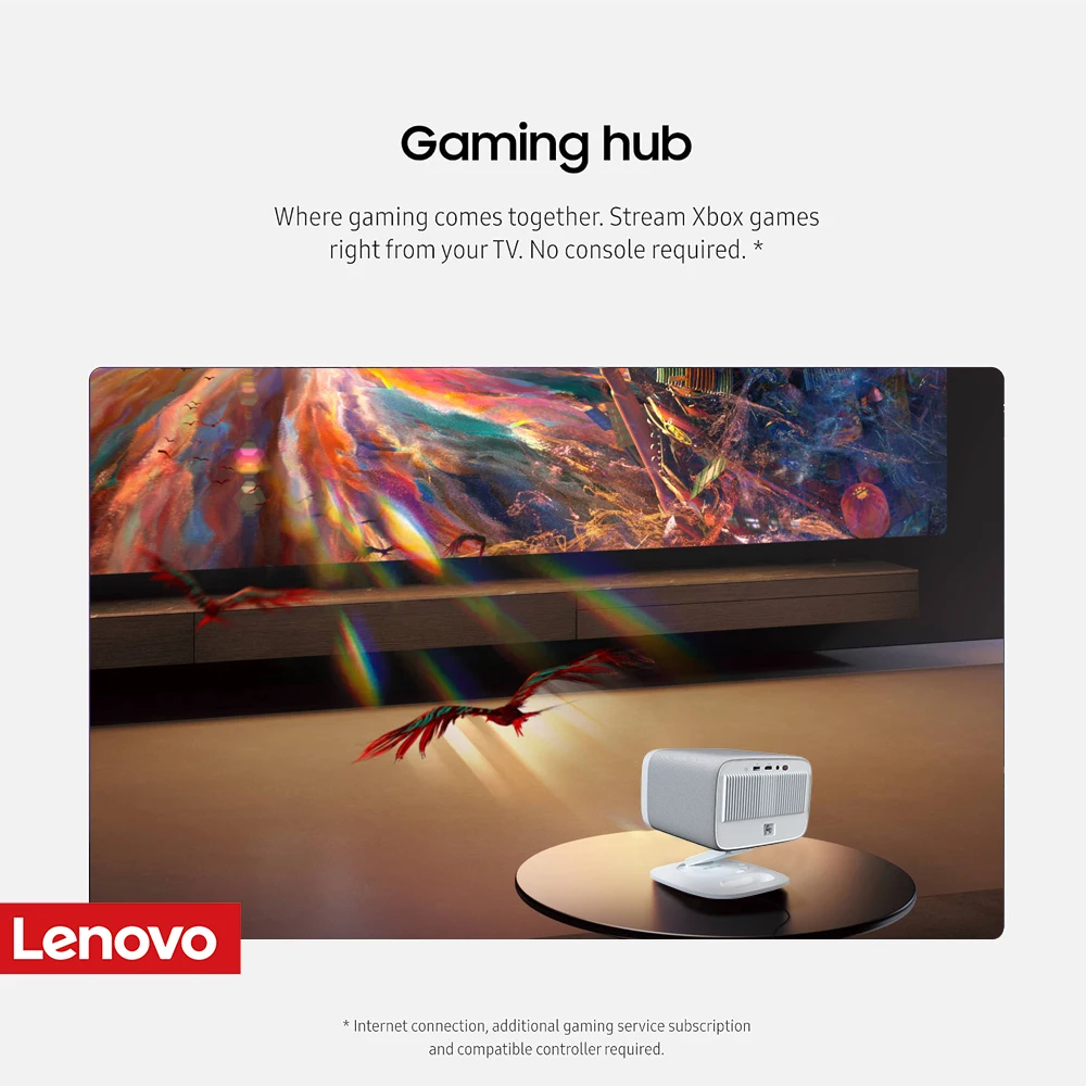 Lenovo 100P проектор 4K 1920*1080P открытый Full HD светодиодный видеофильм домашний кинотеатр портативный луч проектор PK hy300 проектор