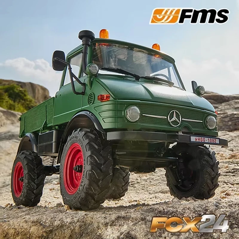 FMS 1/24 FCX24 ユニモグ ラジコン 四輪駆動 シミュレーション オフロード クライミングカー モデル RCカー おもちゃ RTRバージョン