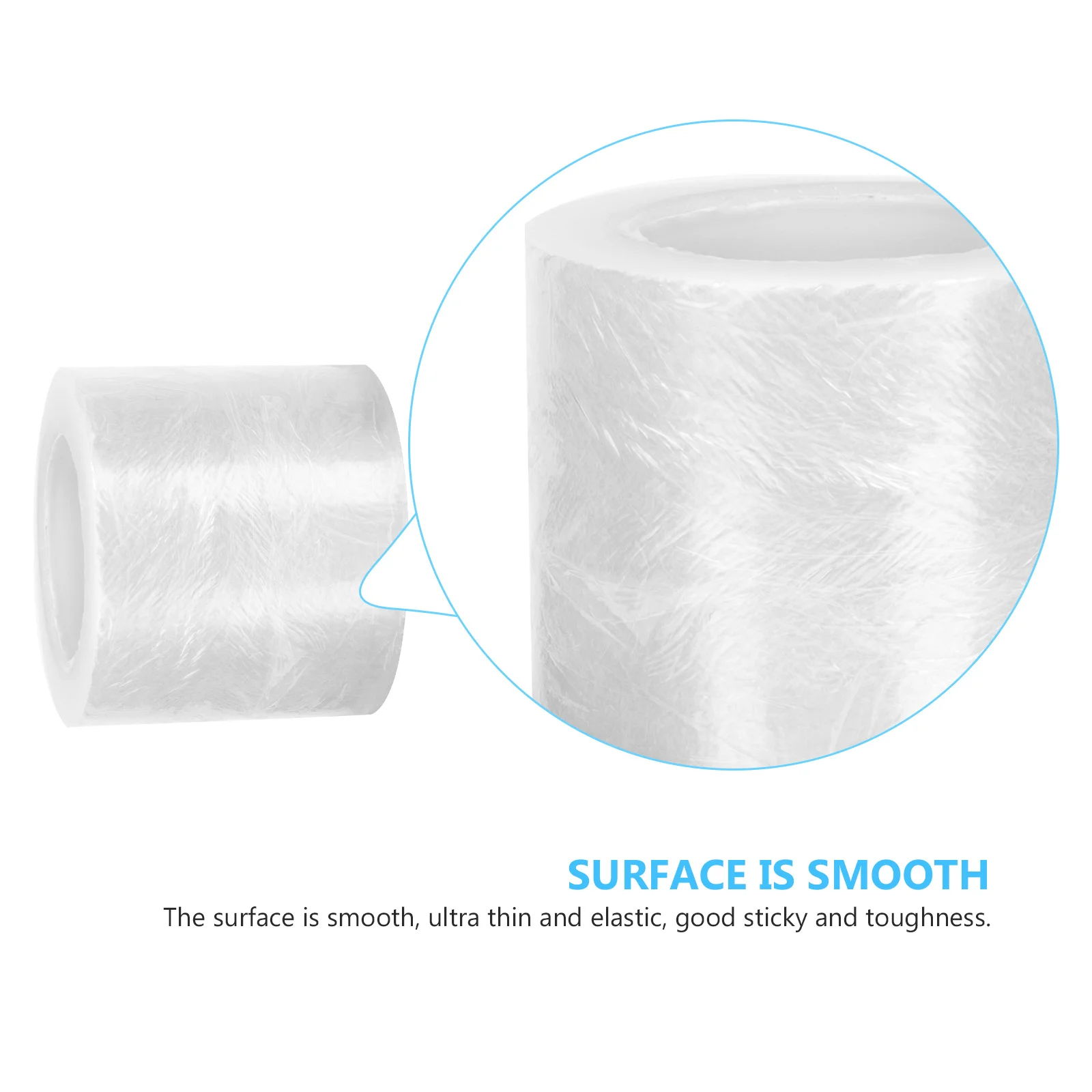 3 rollos de delineador de cejas, película protectora elástica suave para salón, uso doméstico, eliminación de pestañas, envoltura adhesiva, tatuajes, maquillaje de labios