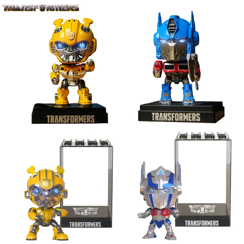 

Transformation Bumblebee Building Block Optimus Prime Children's Animation Toy Mirage Model Desktop Ornament Collection Gift