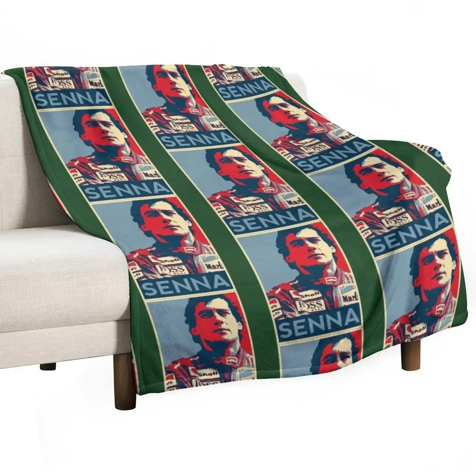 

Art Senna Throw Blanket Plaid on the sofa Designers Sleeping Bag Furrys Blankets