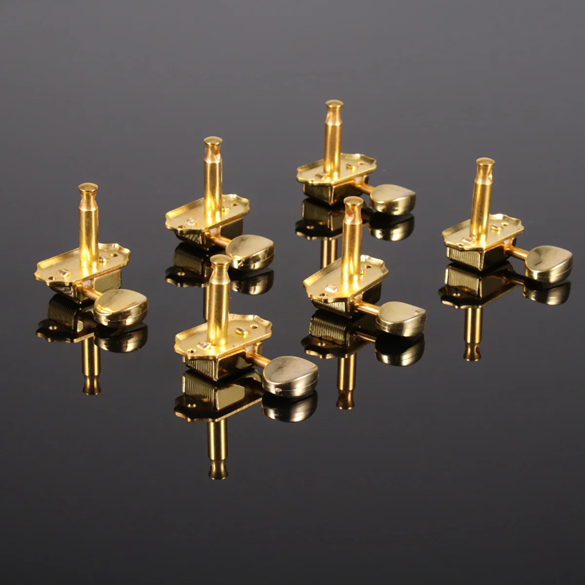 

Electric Guitar Tuning Pegs Golden 6 Inline Vintage Style Machine Heads For Replacement Tuning Keys